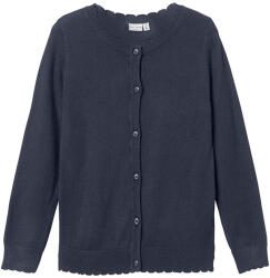 NAME IT Cardigan subțire tricotat fete, cu nasturi, albastru inchis/violet, 116/164 albastru închis/Safir închis (13ADF5)