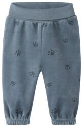 NAME IT pantaloni de timp liber din pluș cu imprimeu pentru băieți albastru (14FA6C)