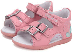 D. D. STEP sandale pentru fete cu model floral roz închis (145054)