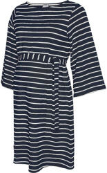 Mamalicious Rochie gravide cu mânecă 3/4, dungi albe bleumarin dungi albastru marin (14C4EE)