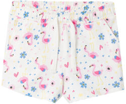 NAME IT Pantaloni scurti fete, modele vesele, 80/110 alb/ White Alyssum alb (1380D5)