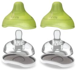 Babymoov Set 2 tetine cu capac - debit lent TWIST (129431)