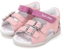 D. D. STEP sandale pentru fete cu velcro și cataramă roz (14BF20)
