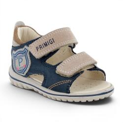 PRIMIGI sandale pentru băieți cu pas frontal cu velcro albastru închis/bej (14C355)