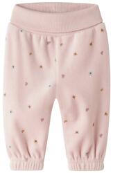 NAME IT pantaloni de timp liber din pluș cu imprimeu pentru fete roz/lotus (14FA4C)