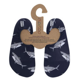 SLIPSTOP Pantofi antiderapanți pentru băieți - Berko Navy Junior Berko Navy Junior (135A6F)