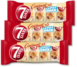 7DAYS Family Pack kakaós töltött croissant 3x185 g