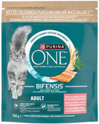 Purina One száraz macskaeledel lazaccal (750 g)