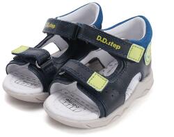 D. D. STEP sandale băieți cu velcro albastru închis (14BD7F)