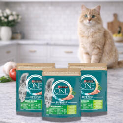 Purina One Indoor Formula száraz macskaeledel pulykával (3x750 g)