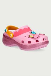 Crocs șlapi mocasini pentru femei Classic Princess Peach Platform Clog 9BY2-KLDZNY_30X
