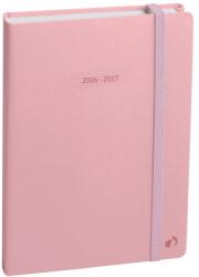 Quo Vadis Eurotext Agenda Iskolai Napló 2026-2027 - Pasztell Rózsaszín - Többnyelvű Naptár - 12 x 17 cm - Augusztus-Júliustól