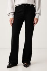 Karl Lagerfeld Jeans pantaloni straight pentru femei cu vâscoză 9BY2-SPDYTN_99X (B4W10073)