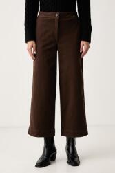 Calvin Klein Jeans pantaloni wide leg pentru femei din bumbac cu elastan 9BY2-SPDZBC_89X (LV047H624G)