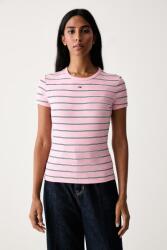 Tommy Jeans tricou pentru femei din bumbac cu elastan 99KK-TSDZZN_30X (DW0DW17383.)