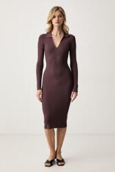 Silvian Heach rochie tricotată cu vâscoză HAUGEN MBY2-SUDZZB_49X (GPA26096VE)