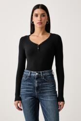 Tommy Jeans longsleeve pentru femei cu vâscoză 9BY2-BUDZPO_99X (DW0DW23259)