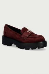 Guess mocasini pentru femei din piele întoarsă YAMINA 9BY2-OBDUU0_93X