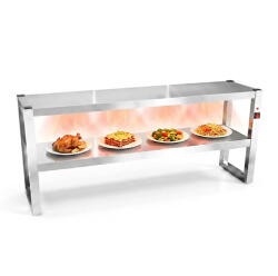 Ferrara kétszintes átadópolc felső kerámiafűtéssel - 160 cm (09000000019)