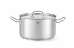 HENDI közepesen magas lábas - fedővel, Kitchen Line, 6 l, Ø 240 × 135 mm (0836309)