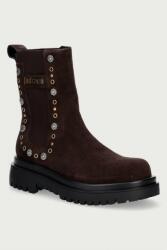 Just Cavalli ghete scurte cu platformă pentru femei din piele întoarsă 9BY2-OBDURL_88X