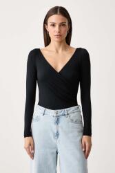 Le Privé longsleeve pentru femei cu modal MARIETTE TOP NOIR 9BY2-BDDZHD_99X (LP00821)