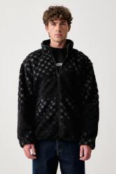 Vans hanorac cu fermoar pentru bărbați din polar 9BY2-KUMZJY_99A (VN000ZW8BLK1)