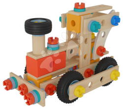 Eichhorn Fa építőjáték mozdony Construct Steam Engine Eichhorn 1 modell 93 drb 4 évtől (EH7201)