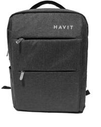Havit Rucsac Laptop HAVIT H0026, Rezistent la abraziune si rupere, Port USB, 340x120x430 mm, Negru (6939119034382) - vexio Geanta voiaj