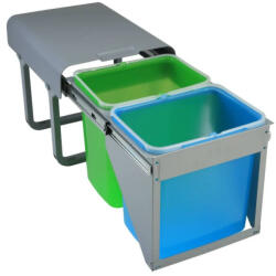 EKOTECH - Beépíthető hulladékgyűjtő EKKO FRONT 40 - 2x16 liter (90224100) - bonokonyhagepek