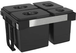 EKOTECH - Beépíthető hulladékgyűjtő FREE JAZZ 60 - 3x15 liter+1x7 liter (93014162602) - bonokonyhagepek