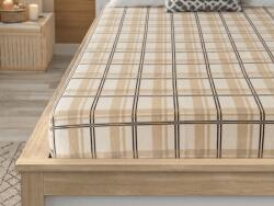  Cearsaf Cocolino microplus cu elastic PLAID 200x200 cm crem