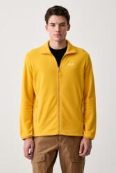 Jack Wolfskin cipzáras melegítőfelső férfi Taunus 100 - sárga M