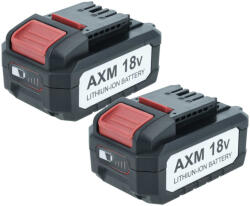 VHBW 2x EXTENSILO akkumulátor FLEX AP18/2.5-hez, Li-Ion, 18 V, 2500 mAh (889010601)