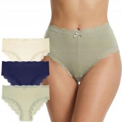 Moraj 3x Női bugyi Bugyi Maxi Bikini Lehúzó Csipke Modellező Moraj XXL (BDM550-020)