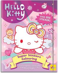 Lisciani Carte de colorat Hello Kitty cu autocolante - Lisciani (13331L)
