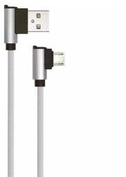  Cablu date/încărcare Generic Micro USB Diamond Edition 1m, incarcare rapida si transfer date, Universal - Argintiu (SKU-8636) - pcone