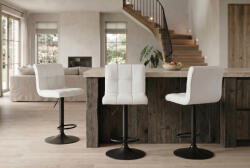 Modern Stílusos bárszék Modern fehér-fekete