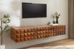 Raven Modern függő TV asztal Raven 160 cm natúr mangó