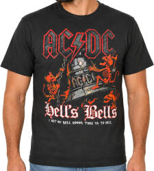 TifanTEX Tricou AC/DC Hells Bells (Tricou AC DC Music) (2245E6)