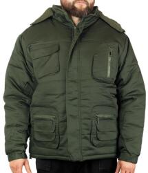 TifanTEX  Geacă verde de bărbați pentru iarnă, Gold Champion (Geacă) (2534E5)