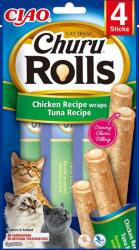 Churu Rolls 4x10 g - Csirkés wrap tonhallal
