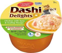 Churu Dashi Delights - Csirke tonhallal és Szent Jakab-kagylóval