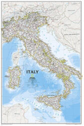 National Geographic Olaszország falitérkép, Olaszország térkép falra National Geographic 58 x 86 cm