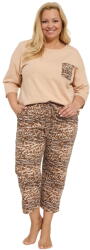 Cornette Piżama damska Cornette 1103/495 Wild 2 PLUS beżowy: 5XL (34713 5XL)