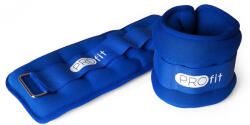 PRO fit Csukló és Bokasúly, Kéz-lábsúly 2×0, 5 kg Kék PRO fit (O0779_MAR)