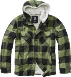 Brandit Lumber Jacket Hooded black/olive