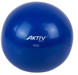 A-Sport Súlylabda 1 kg - homokkal töltött PVC, kék - Aktivsport (203600352)