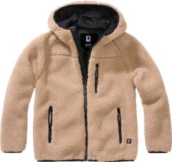 Brandit Kids Teddyfleece Jacket Hooded camel