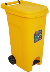 IgienaPHS Cos gunoi colectare selectiva galben/ plastic 80 litri (CYC-13) - vexio Cos de gunoi
